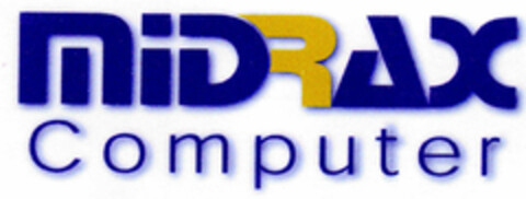 MiDRAX Computer Logo (DPMA, 06/25/2001)