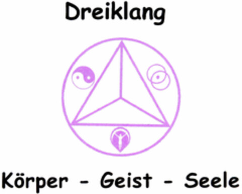 Dreiklang  Körper - Geist - Seele Logo (DPMA, 12.07.2001)