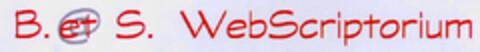 B. et (@) S. WebScriptorium Logo (DPMA, 05.11.2001)