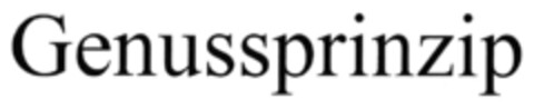 Genussprinzip Logo (DPMA, 25.08.2009)