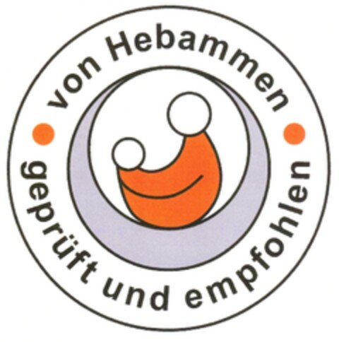 von Hebammen geprüft und empfohlen Logo (DPMA, 06.12.2010)