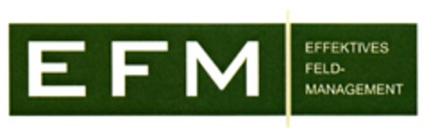 EFM EFFEKTIVES FELD-MANAGEMENT Logo (DPMA, 02/10/2011)