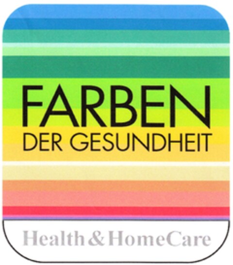 FARBEN DER GESUNDHEIT Health & HomeCare Logo (DPMA, 04/07/2012)