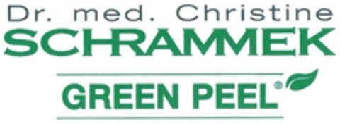 Dr. med. Christine SCHRAMMEK GREEN PEEL Logo (DPMA, 18.09.2013)