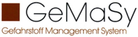 GeMaSy Gefahrstoff Management System Logo (DPMA, 15.07.2015)