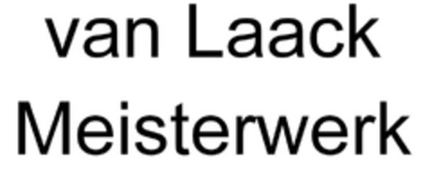 van Laack Meisterwerk Logo (DPMA, 19.10.2015)