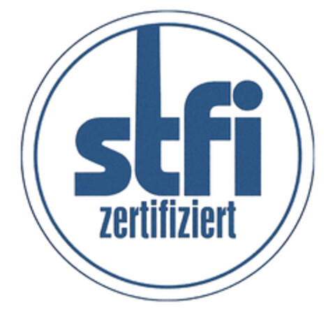 stfi zertifiziert Logo (DPMA, 09.11.2018)