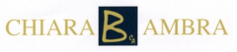 CHIARA BCA AMBRA Logo (DPMA, 20.06.2003)