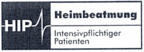 HIP Heimbeatmung Intensivpflichtiger Patienten Logo (DPMA, 31.01.2005)