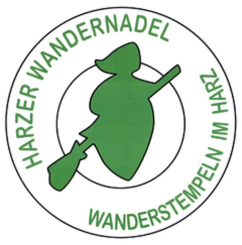 HARZER WANDERNADEL WANDERSTEMPELN IM HARZ Logo (DPMA, 04/04/2007)