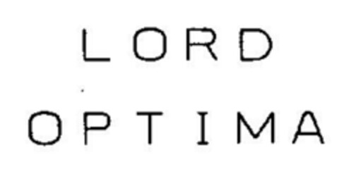 LORD OPTIMA Logo (DPMA, 11.04.1995)