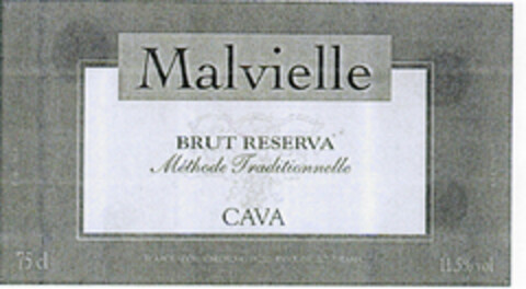 Malvielle Logo (DPMA, 12/03/1998)