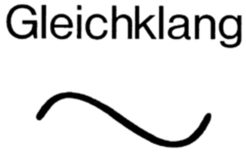 Gleichklang Logo (DPMA, 08.11.1999)