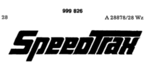 SpeedTrax Logo (DPMA, 15.01.1977)