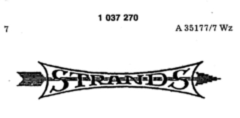 STRANDS Logo (DPMA, 11/30/1981)