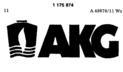 AKG Logo (DPMA, 28.08.1990)