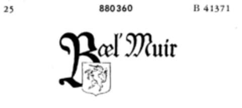 Bael` Muir Logo (DPMA, 11/09/1968)