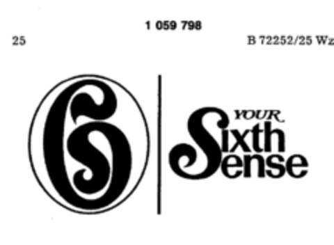 YOUR Sixth Sense Logo (DPMA, 20.04.1983)