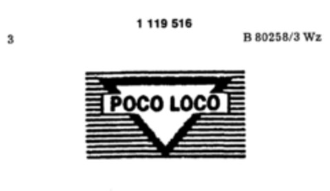 POCO LOCO Logo (DPMA, 02.10.1986)