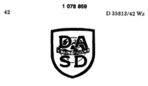 DA SD DETECT-SERVICE Logo (DPMA, 12/16/1980)