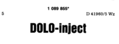 DOLO-inject Logo (DPMA, 15.03.1986)