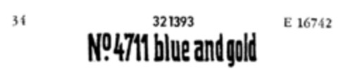 No. 4711 blue and gold Logo (DPMA, 07.09.1924)