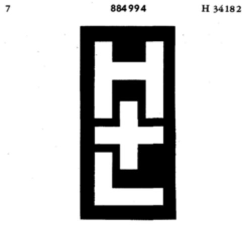 H+L Logo (DPMA, 25.03.1970)