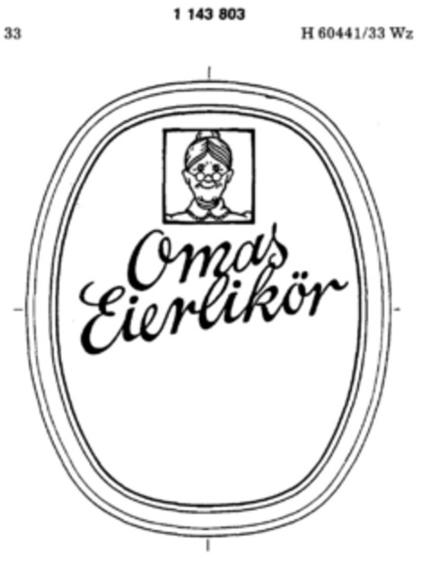 Omas Eierlikör Logo (DPMA, 22.10.1988)