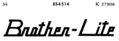 Brother-Lite Logo (DPMA, 07.11.1967)