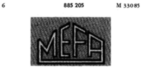 MEFA Logo (DPMA, 01.08.1970)