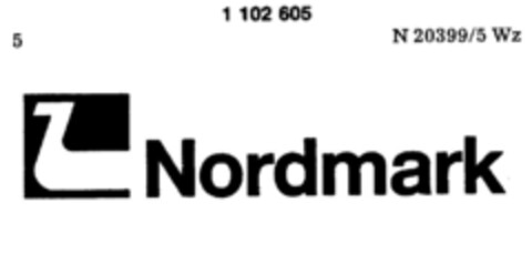 Nordmark Logo (DPMA, 06/27/1986)