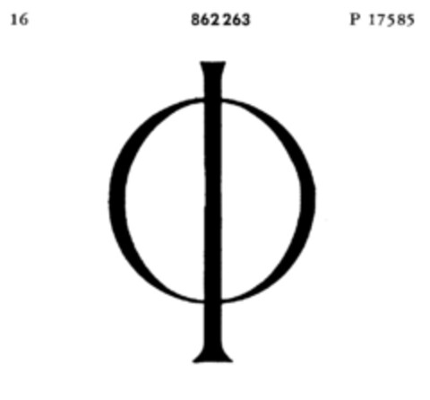 862263 Logo (DPMA, 08/24/1968)