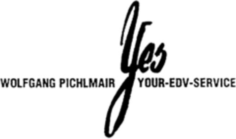 YES WOLFGANG PICHLMAIR Logo (DPMA, 12/09/1991)