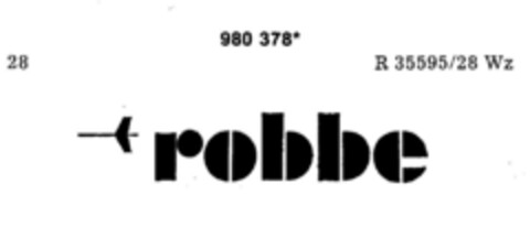 robbe Logo (DPMA, 12.10.1978)