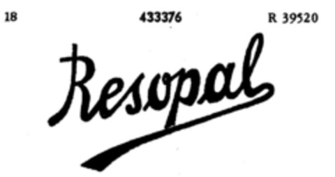 Resopal Logo (DPMA, 30.10.1930)