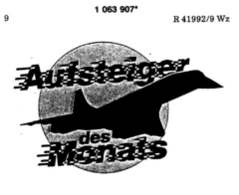 Aufsteiger des Monat Logo (DPMA, 15.05.1984)