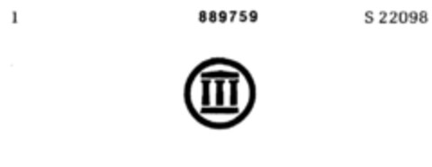 889759 Logo (DPMA, 15.04.1969)