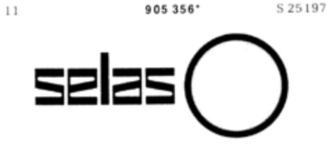 selas Logo (DPMA, 04.02.1972)