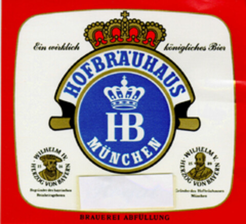Hofbräuhaus HB München Logo (DPMA, 29.10.1980)