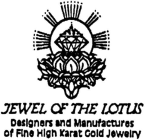 JEWEL OF THE LOTUS Logo (DPMA, 30.06.1994)