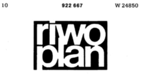 riwo plan Logo (DPMA, 21.03.1973)