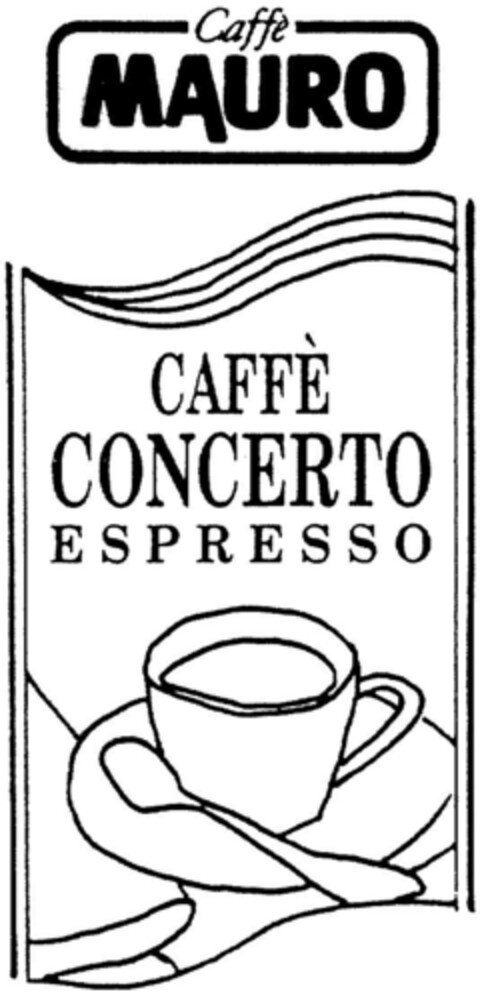 MAURO CAFFE CONCERTO ESPRESSO Logo (DPMA, 27.07.1990)