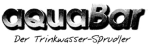 aquaBar Der Trinkwasser-Sprudler Logo (DPMA, 02/06/2001)