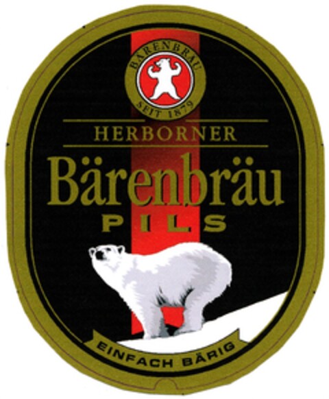 HERBORNER Bärenbräu PILS Logo (DPMA, 28.03.2008)