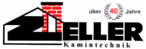 über 40 Jahre ZELLER Kamintechnik Logo (DPMA, 06.10.2011)