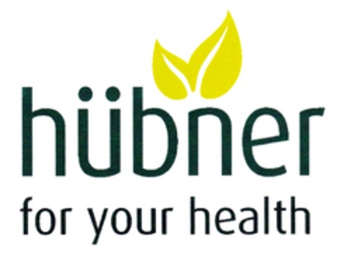 hübner for your health Logo (DPMA, 30.07.2012)