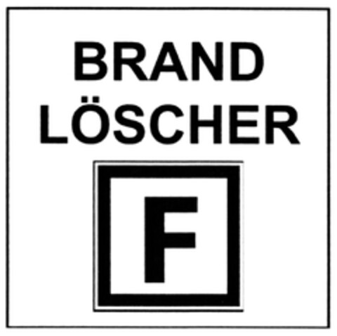 BRAND LÖSCHER F Logo (DPMA, 13.02.2014)