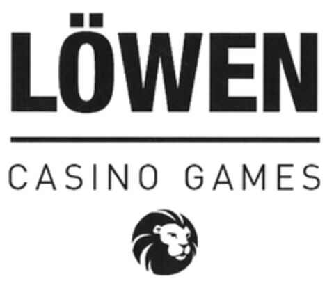 LÖWEN CASINO GAMES Logo (DPMA, 16.02.2017)