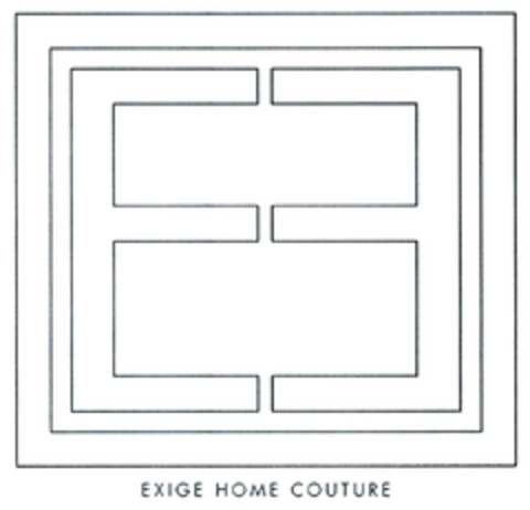 EXIGE HOME COUTURE Logo (DPMA, 27.11.2019)