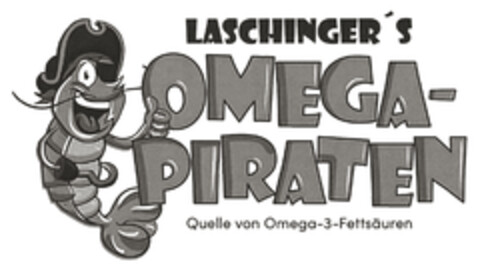 LASCHINGER´S OMEGA-PIRATEN Quelle von Omega-3-Fettsäuren Logo (DPMA, 08.09.2020)